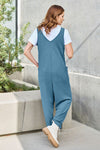 Double Take Full Size Sleeveless Straight Jumpsuit Jumpsuits Trendsi   