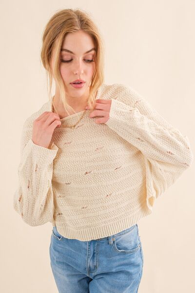 And The Why Dolman Sleeves Sweater Sweater Trendsi   