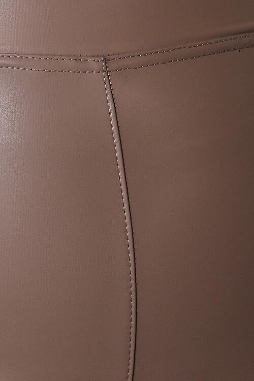 e.Luna Full Size High Waist Skinny Pants Pants Trendsi   