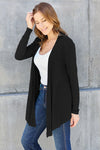 Basic Bae Full Size Open Front Long Sleeve Cardigan Cardigan Trendsi   