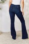 Kancan Full Size Mid Rise Flare Jeans Jeans Trendsi   