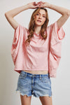 HEYSON Full Size Garment-Dyed Boat Neck Oversized Top  Trendsi Pink S 