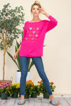 Celeste Full Size Heart Graphic Long Sleeve T-Shirt Top Trendsi   