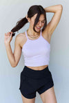 Ninexis Everyday Staple Soft Modal Short Strap Ribbed Tank Top in Lavender Tank Top Trendsi   