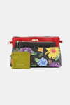 Nicole Lee USA Printed Handbag with Three Pouches Handbag Trendsi   