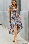 Heimish Give Me Roses Full Size Floral Maxi Wrap Dress Maxi Dress Trendsi   