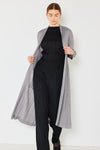 Marina West Swim Pleated Long Sleeve Cardigan Cardigan Trendsi   