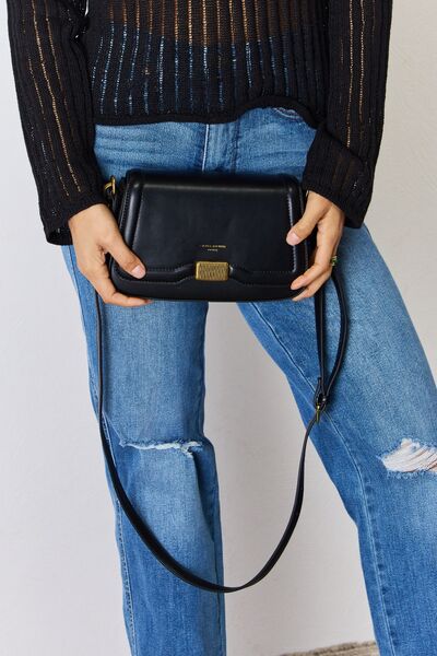 David Jones PU Leather Crossbody Bag - NeoKira Unlimited