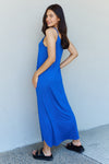 Ninexis Good Energy Full Size Cami Side Slit Maxi Dress in Royal Blue Maxi Dress Trendsi   