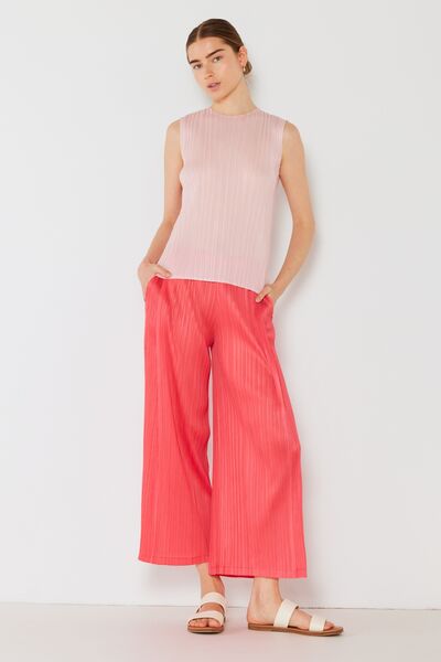 Marina West Swim Pleated Wide-Leg Pants with Side Pleat Detail  Trendsi   