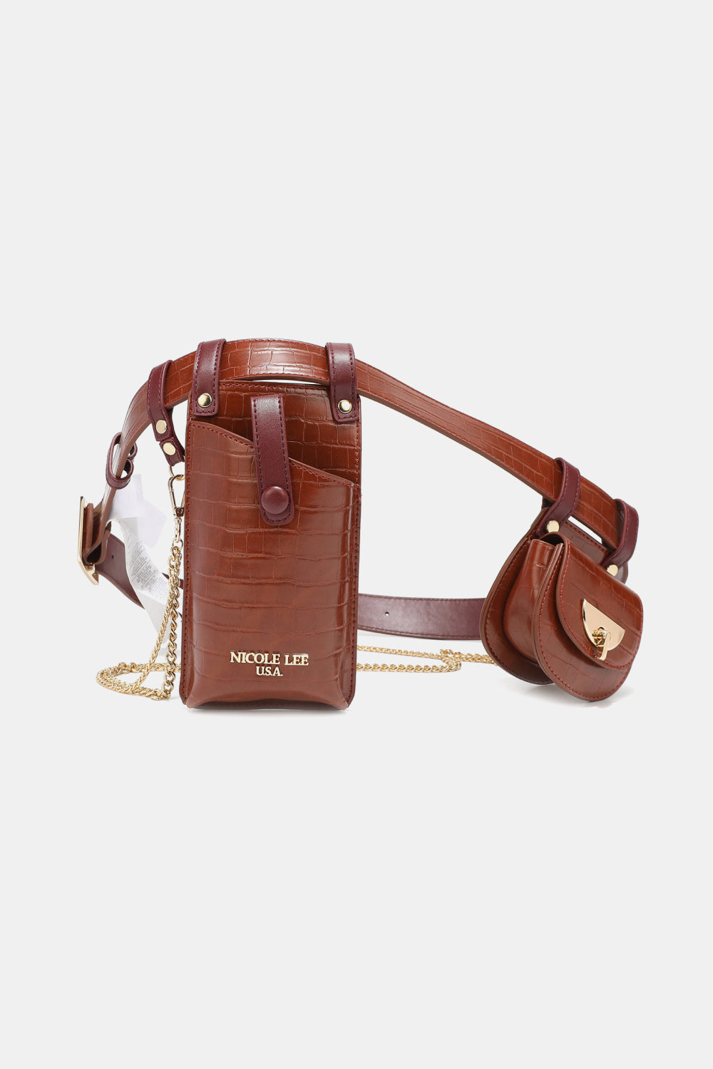 Nicole Lee USA Aurelia Belt Bag Belt Bags Trendsi Chestnut One Size 