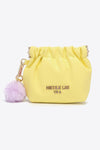 Nicole Lee USA Faux Leather Pouch Pouch Trendsi Banana Yellow One Size 