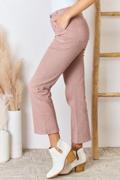 RISEN Full Size High Rise Ankle Flare Jeans - NeoKira Unlimited