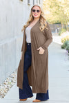 Basic Bae Full Size Open Front Long Sleeve Cover Up Cover Up Trendsi   