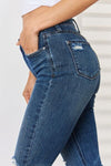 Judy Blue Full Size High Waist Distressed Slim Jeans Jeans Trendsi   