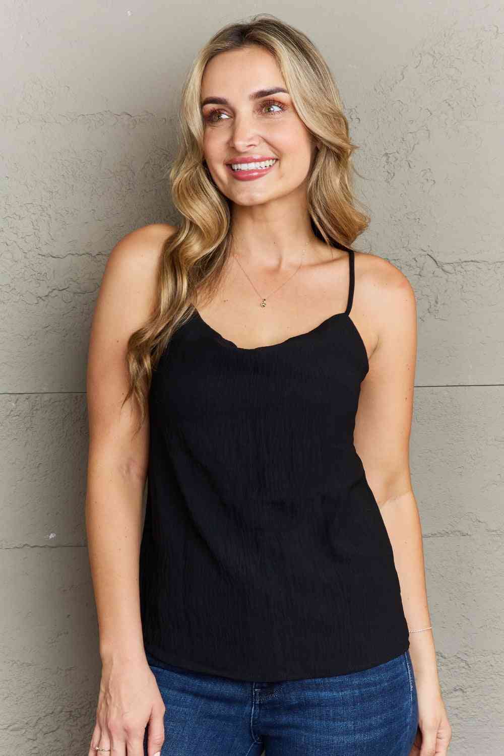 Ninexis For The Weekend Loose Fit Cami Cami Trendsi Black S 