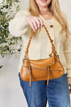 SHOMICO Braided Strap Shoulder Bag Handbag Trendsi   