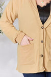 Heimish Full Size Button Up Long Sleeve Cardigan Cardigan Trendsi   