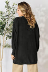 Basic Bae Full Size Ribbed Cocoon Cardigan Cardigan Trendsi   