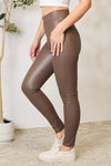 e.Luna Full Size High Waist Skinny Pants Pants Trendsi   