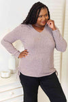 Double Take Drawstring Ribbed Long Sleeve T-Shirt Top Trendsi   