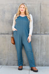 Double Take Full Size Sleeveless Straight Jumpsuit Jumpsuits Trendsi   