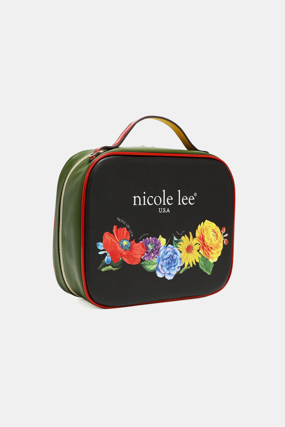 Nicole Lee USA Printed Handbag with Three Pouches - NeoKira Unlimited