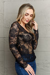 Ninexis Be Kind Off The Shoulder Lace Top Top Trendsi   