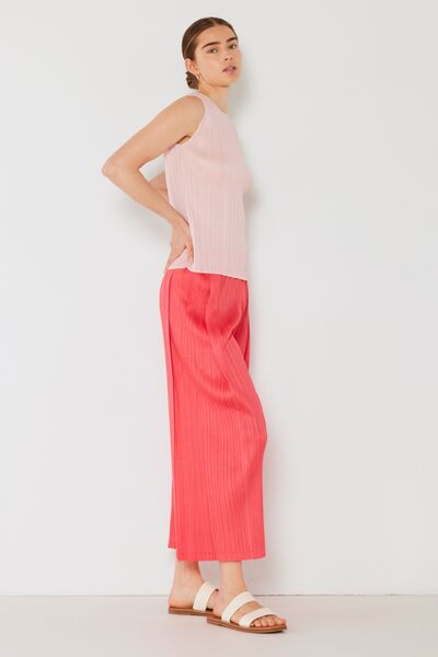 Marina West Swim Pleated Wide-Leg Pants with Side Pleat Detail  Trendsi   