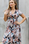 Heimish Give Me Roses Full Size Floral Maxi Wrap Dress Maxi Dress Trendsi   