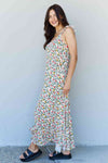 Doublju In The Garden Ruffle Floral Maxi Dress in Natural Rose Maxi Dress Trendsi   