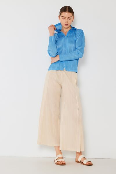 Marina West Swim Pleated Wide-Leg Pants with Side Pleat Detail  Trendsi   